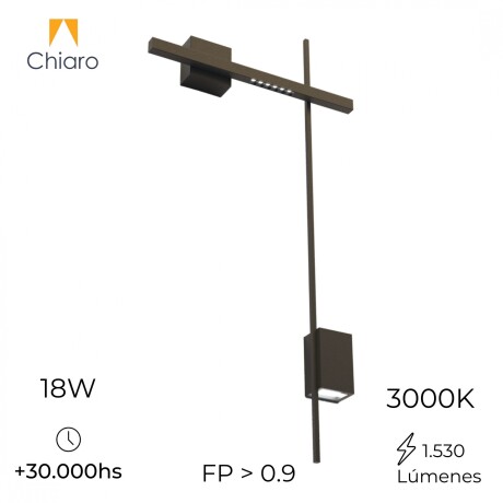 Aplique led de pared doble cubo indirecto 18W Aplique led de pared doble cubo indirecto 18W