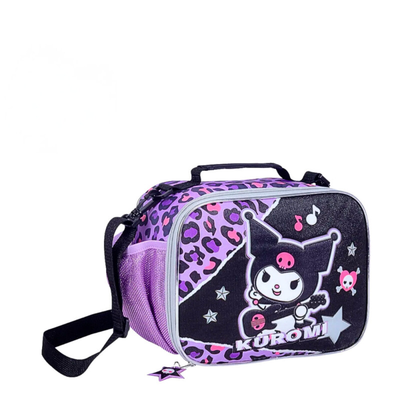 Lunchera Disney Kuromi Rock Negro - Violeta