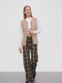 Chaleco Junela Beige Melange