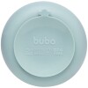 Bowl con ventosa silicona BUBA cloudy verde