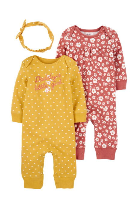 Pack dos monitos de algodón y una vincha Sin color