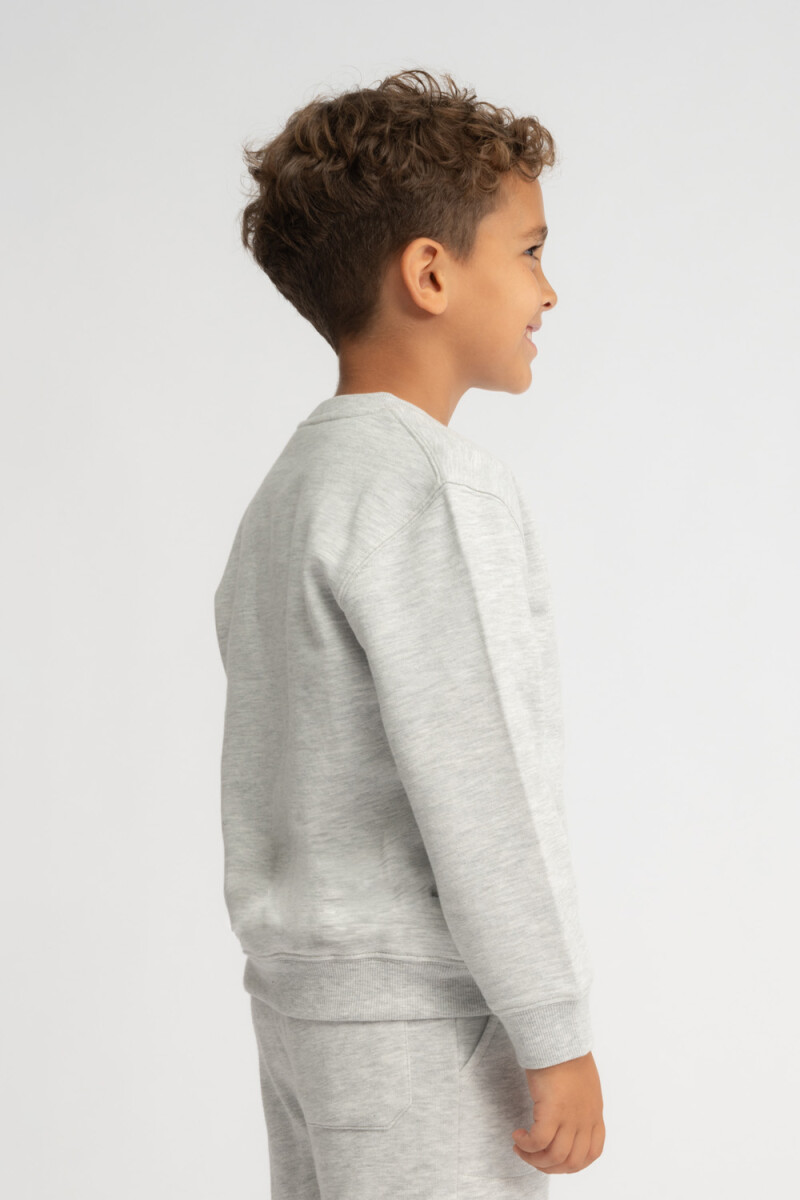 Buzo deportivo Gris Melange