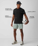 Polo Manga Corta The 24-7 Hombre Black