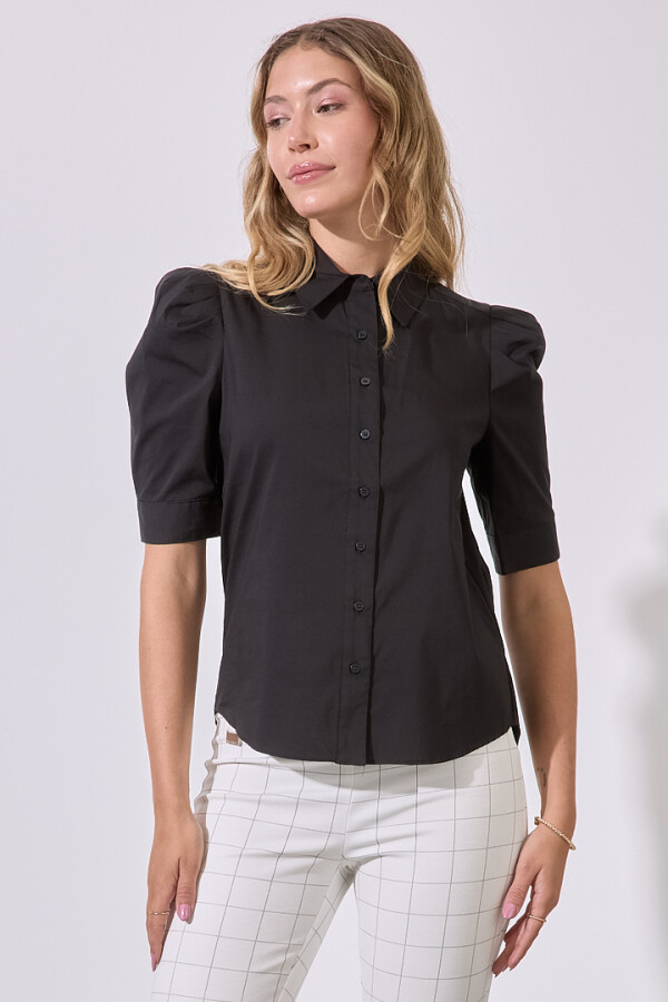 Camisa Algodón NEGRO