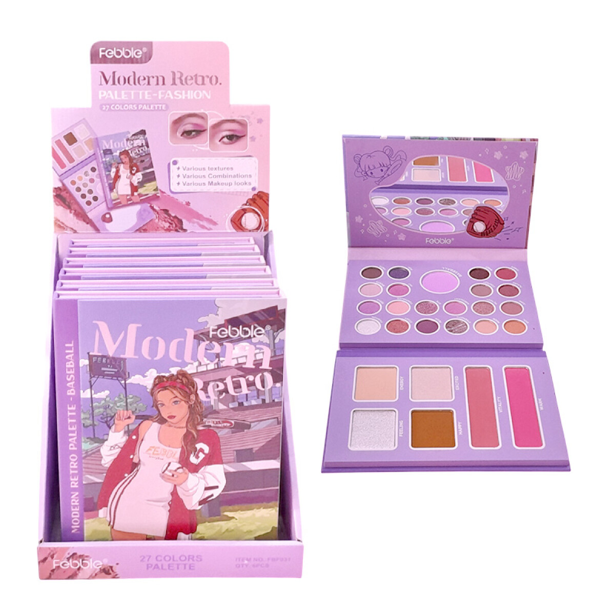 FEBBLE Paleta de 27 colores - Febble Paleta De 27 Colores 