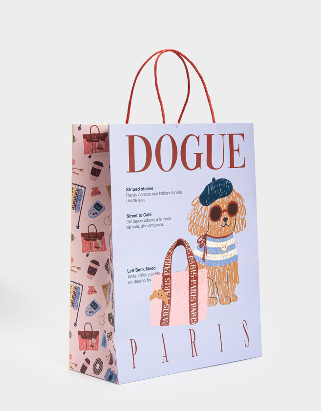 Accesorios Regalos Estampados Bolsa De Regalo Grande Estampada - Combinacion Multicolor