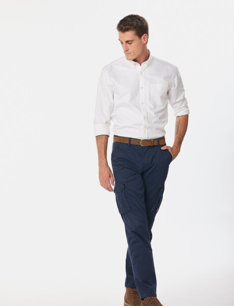 PANTALON CARGO Azul