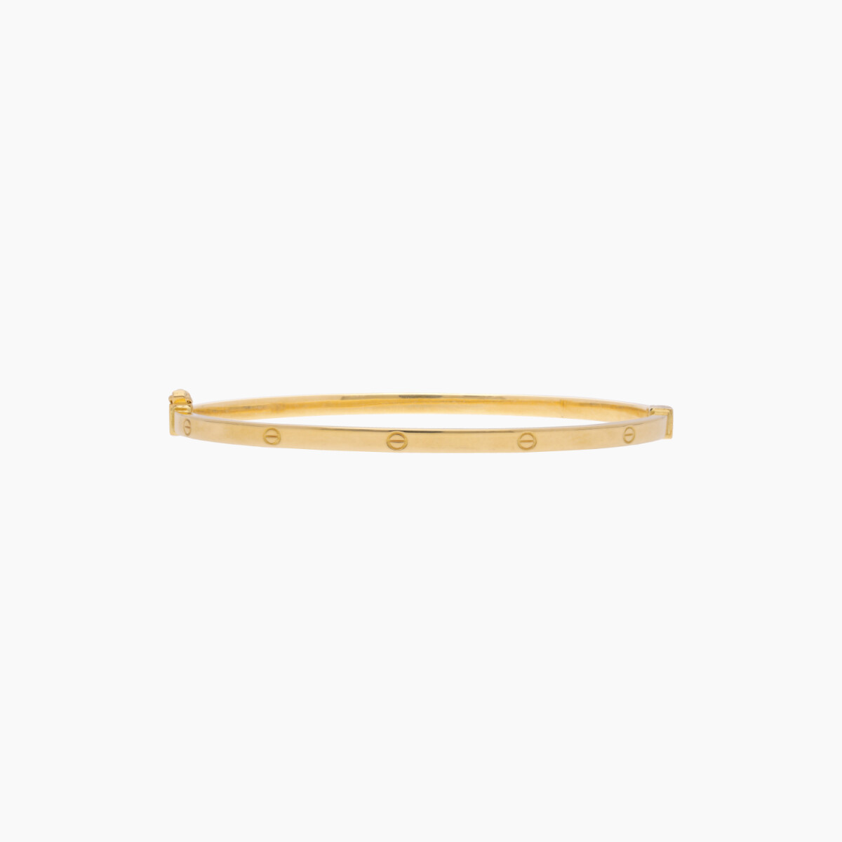 Esclava En Oro 18k Estilo Cartier 