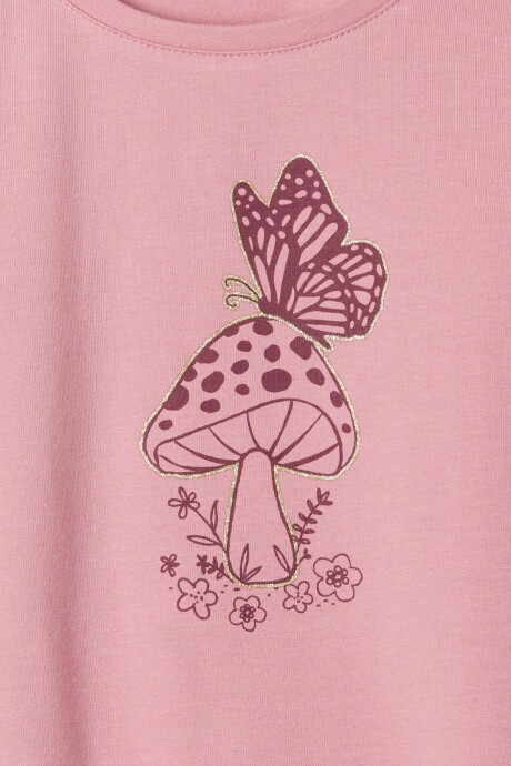Remera Gráfico Toddler Niña Lilas Pink 16-1708 Tcx
