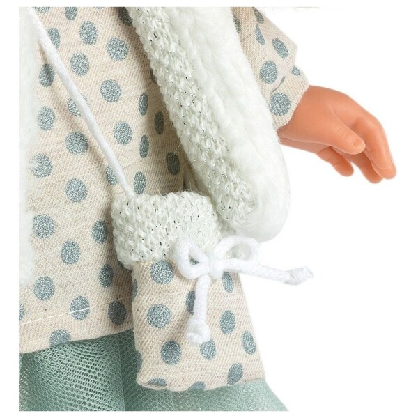 Bebita Elena Muñeca Juguete Infantil Llorens Bebe Niños Color Variante Verde agua