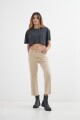 Remera oversized cropped GRIS