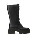 Botas de Mujer Miss Carol TOLLER de caña alta acordonada Negro