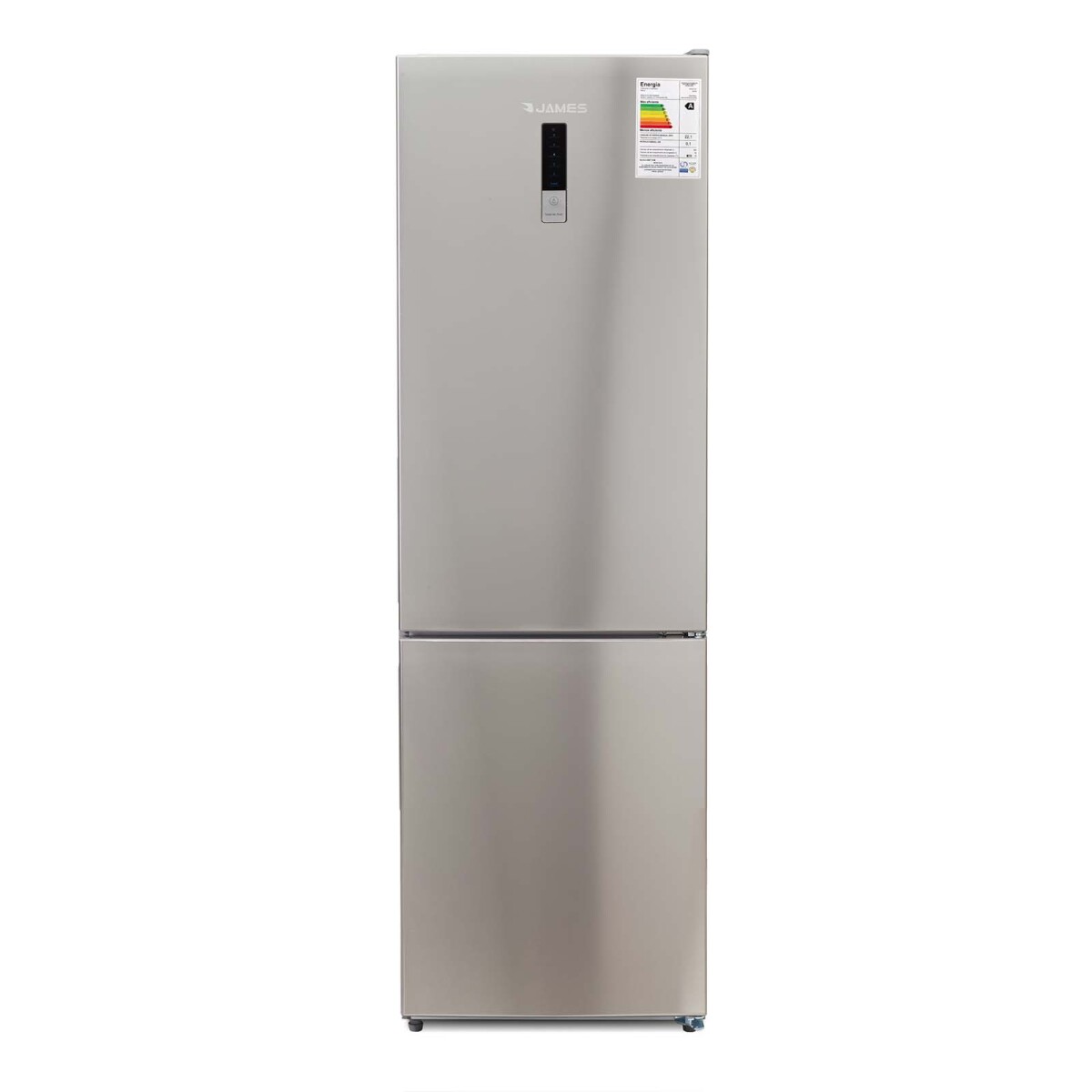 HELADERA JAMES - FRIO-SECO GRIS RJE 418 INOX 