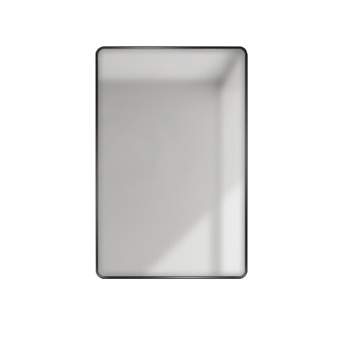 ESPEJO RECTANGULAR NEGRO MATE 70X50 000
