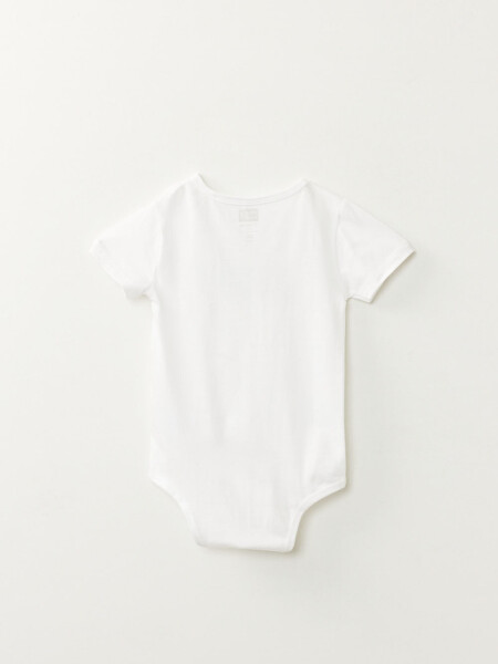 Body manga corta Marvel Blanco