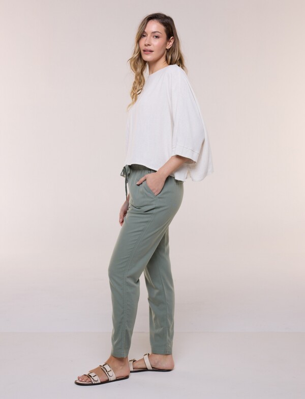 Pantalón Algodón OLIVA