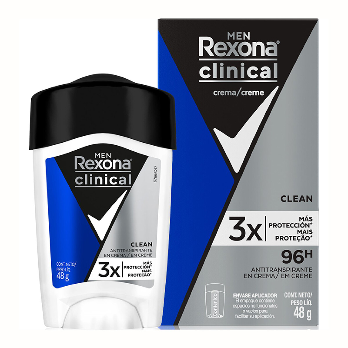 Rexona Clinical antitranspirante - Clean en barra 