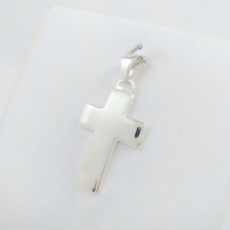 Cruz De Plata 925 Bombé