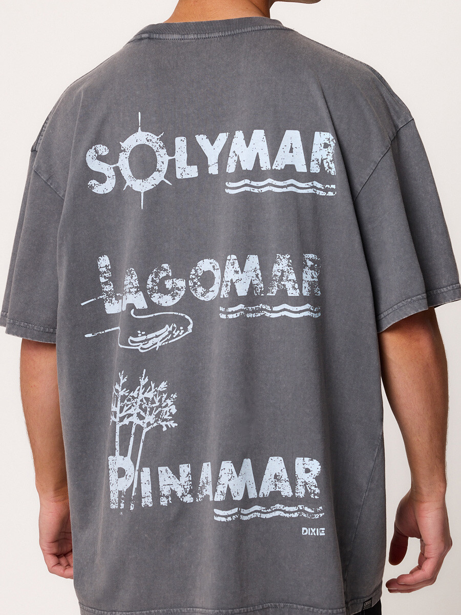 T-SHIRT M/C COSTA DULCE DIXIE Gris Piedra