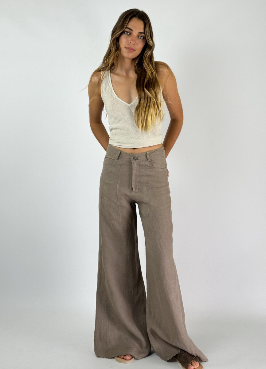 PANTALON JACINTO NEW LINO - BEIGE 