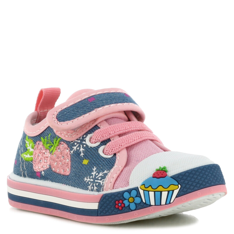 Championes de Niña MINI Miss Carol TINA Azul Jean