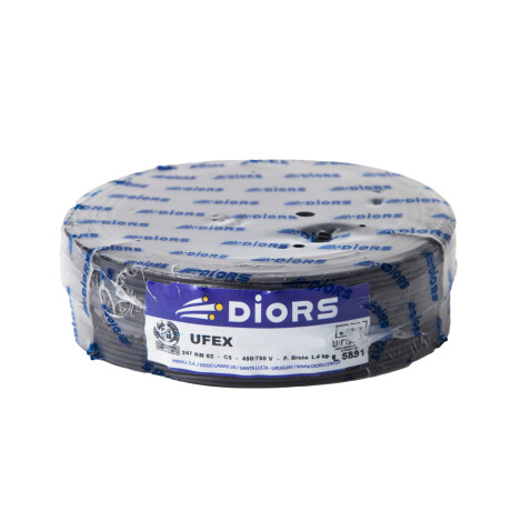 Cable Unifilar CF 6.00 MM (Rollo 100 metros) Negro