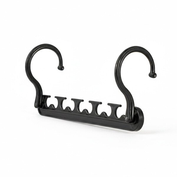 Organizador Perchas Plegable Horizontal Vertical 5 en 1 X2 Color Negro