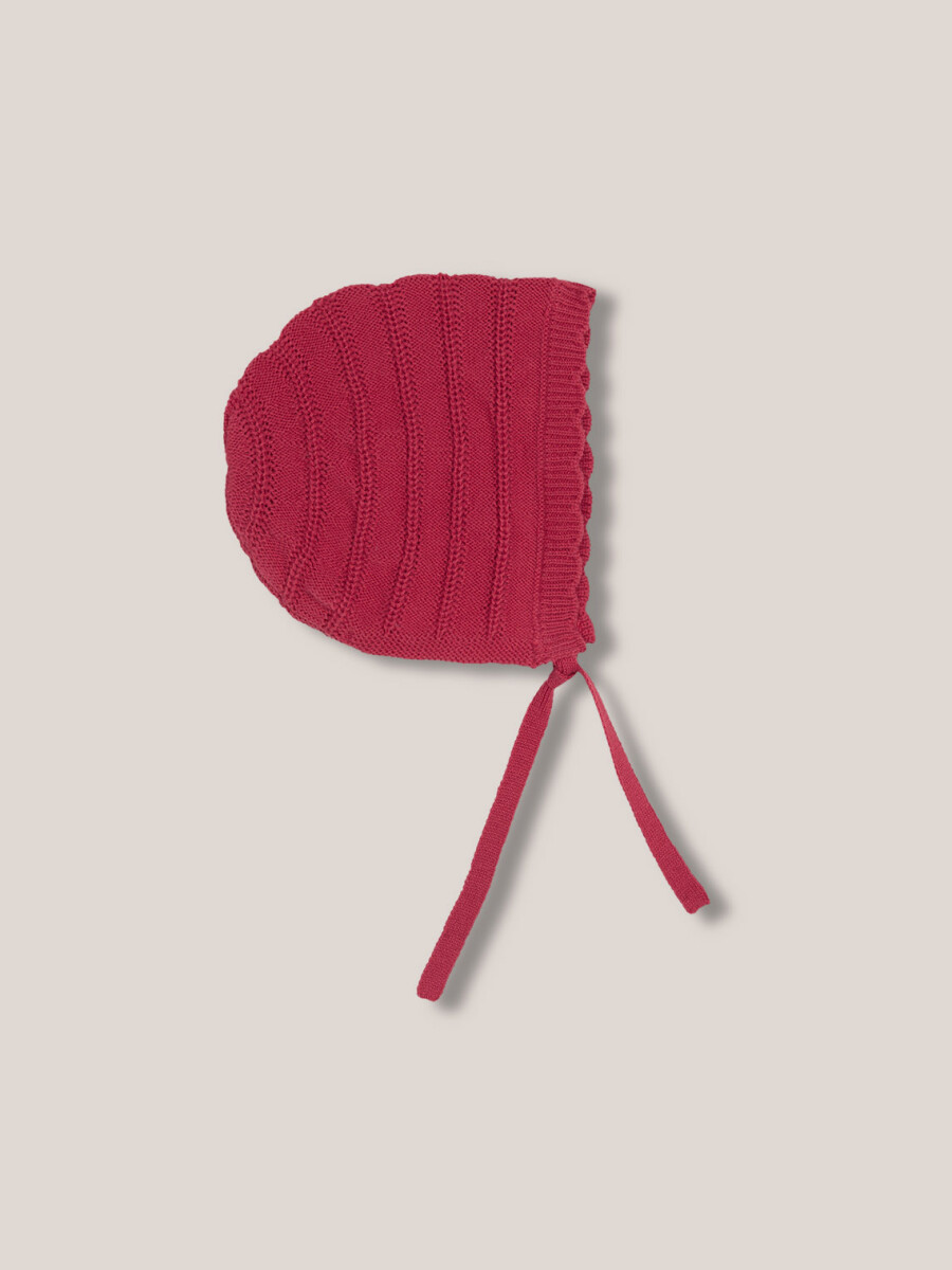Capota Punto Del Reves Rosa