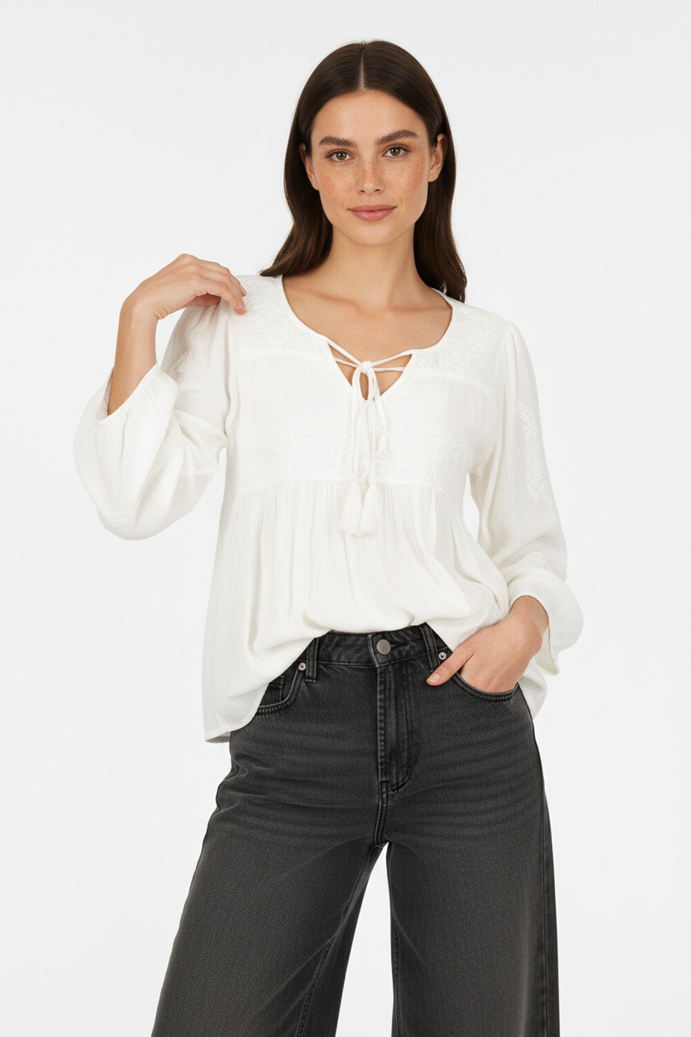 Blusa Defilo Blanco