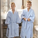 Bata de Toalla Infantil Celeste XP