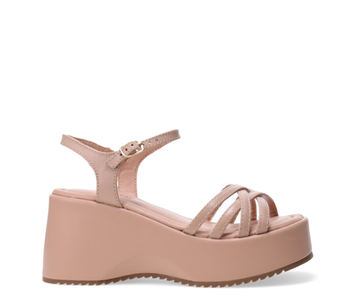 Sandalias de Mujer Bottero c/tiras y hebilla Marrón - Marrón Claro