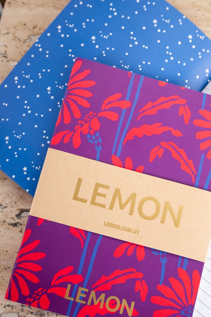 Notebook Print Flores Magenta