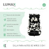 Silla para Auto Booster 3 en 1 Next Generation Lumax Kids Blanco/Negro