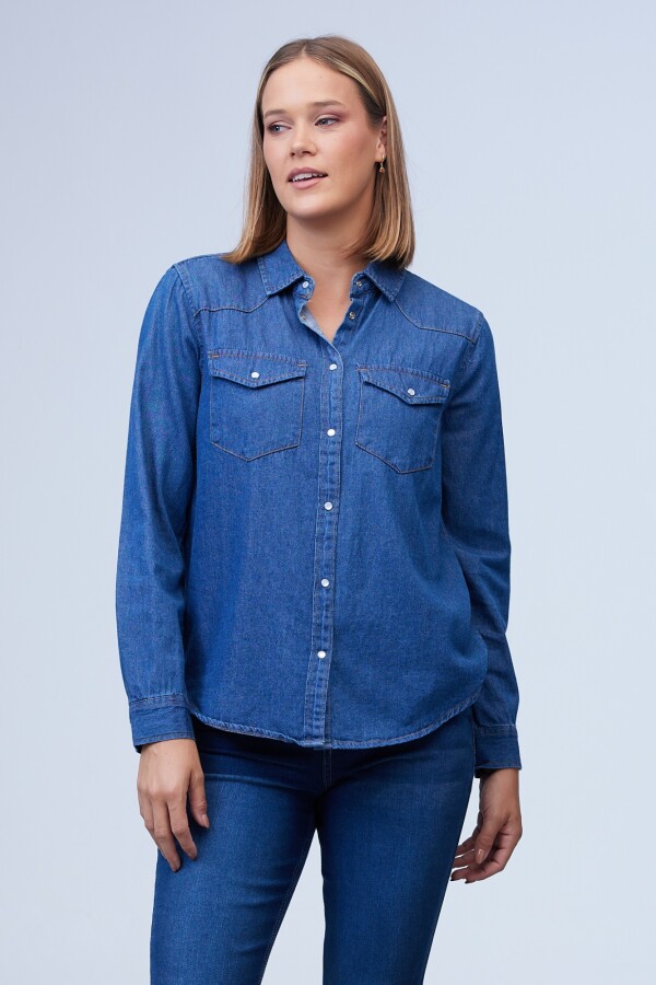 Camisa Denim JEAN OSCURO