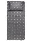 Juego de sábanas satén ANE 160x240 gris Juego de sábanas satén ANE 160x240 gris