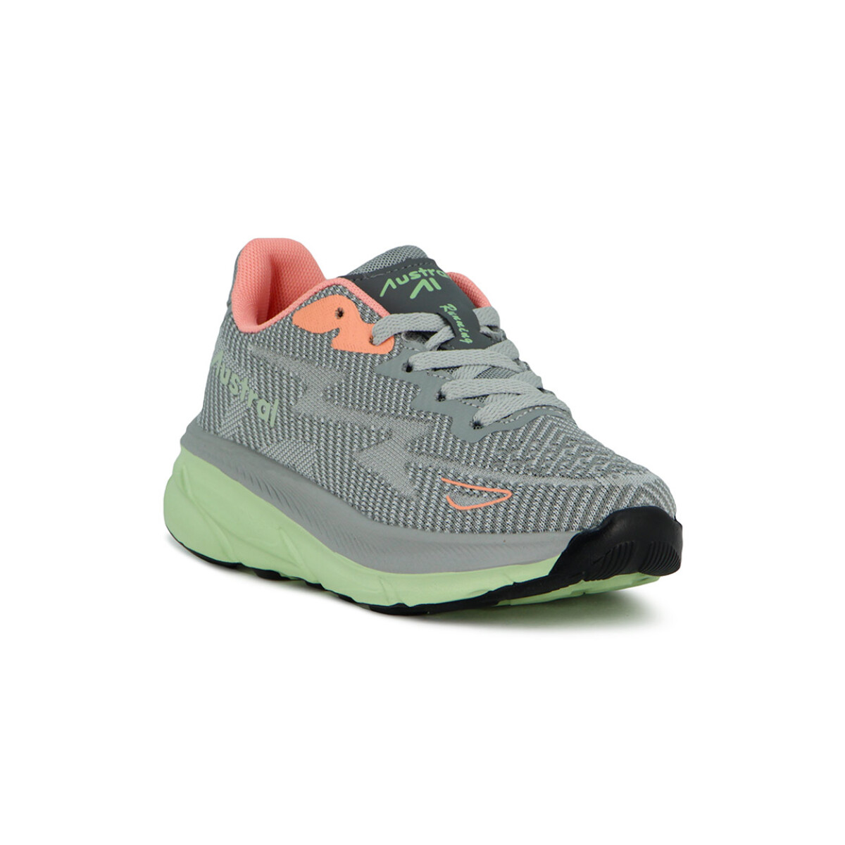 Austral Champion Speed C Running - Gris/Verde - Gris-Verde 