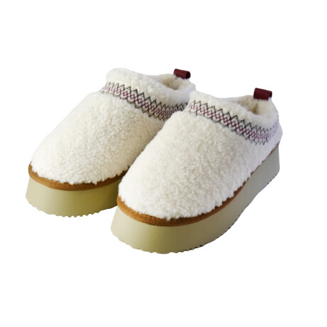 PANTUFLA SUECO CORDERITO BORDADO ETNICO SUELA GOMA ALTA PANTUFLA SUECO CORDERITO BORDADO ETNICO SUELA GOMA ALTA