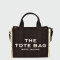 Marc Jacobs- Bolso tejido en jacquard , The Medium Tote Bag Negro