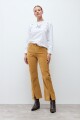 Pantalón Donna de pana ocre
