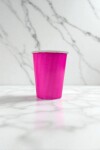 Vaso polipapel 8 oz FUCSIA
