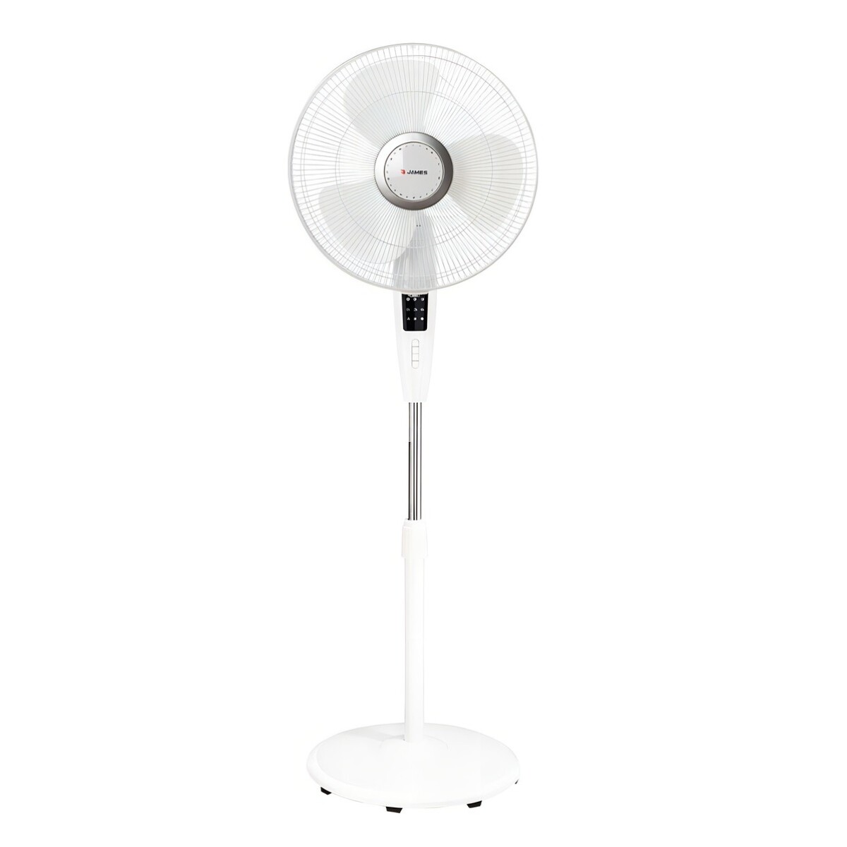 Ventilador De Pie James Vp-140en Con 3 Aspas Color Blanco, 40.64cm De Diámetro 