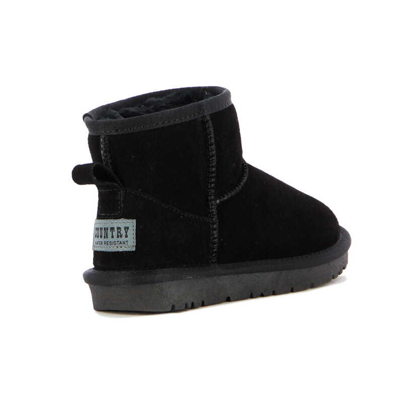 Country Pantubota Cuero Suede / Water-Resistant – Dama – Negro Negro