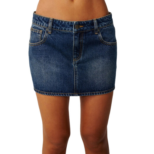 Pollera Rip Curl Archive Denim Mini - Azul Pollera Rip Curl Archive Denim Mini - Azul