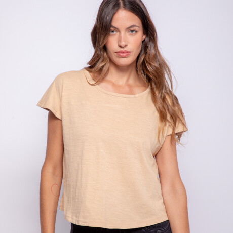 REMERA FANCINE Beige