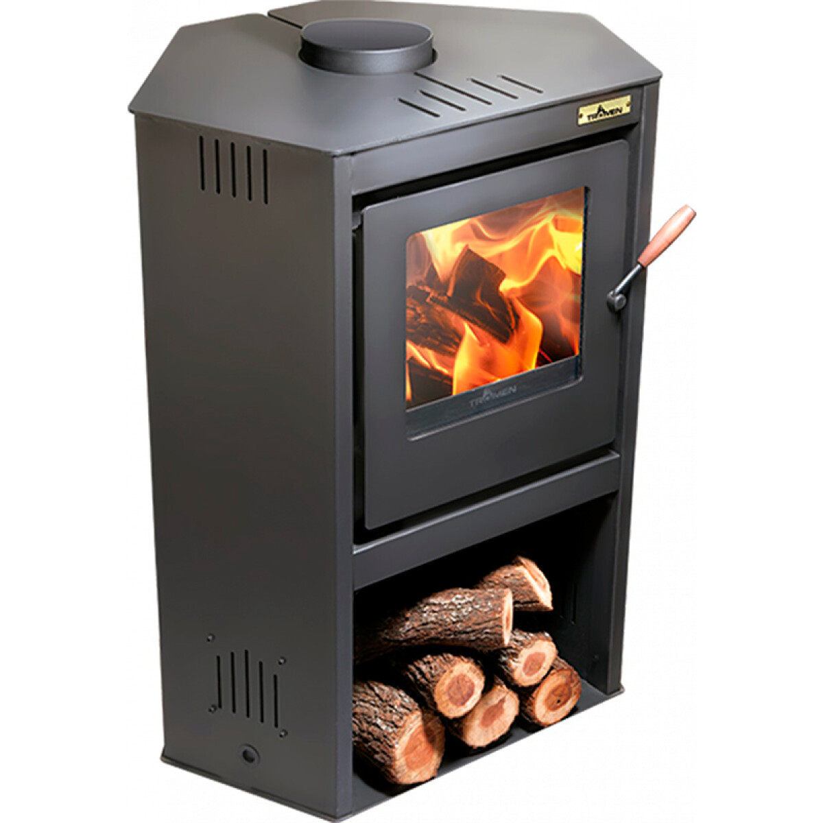 CALEFACTOR PRISMA MOD ESQUINERO 66X78X51CMS AREA 60 A 90 M2 TROMEN ++ - N/a 