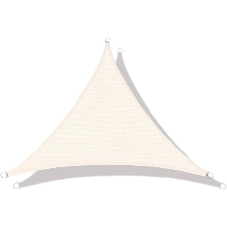Vela Sombra Toldo Triangular 3.6 X 3.6 X 3.6 BLANCO