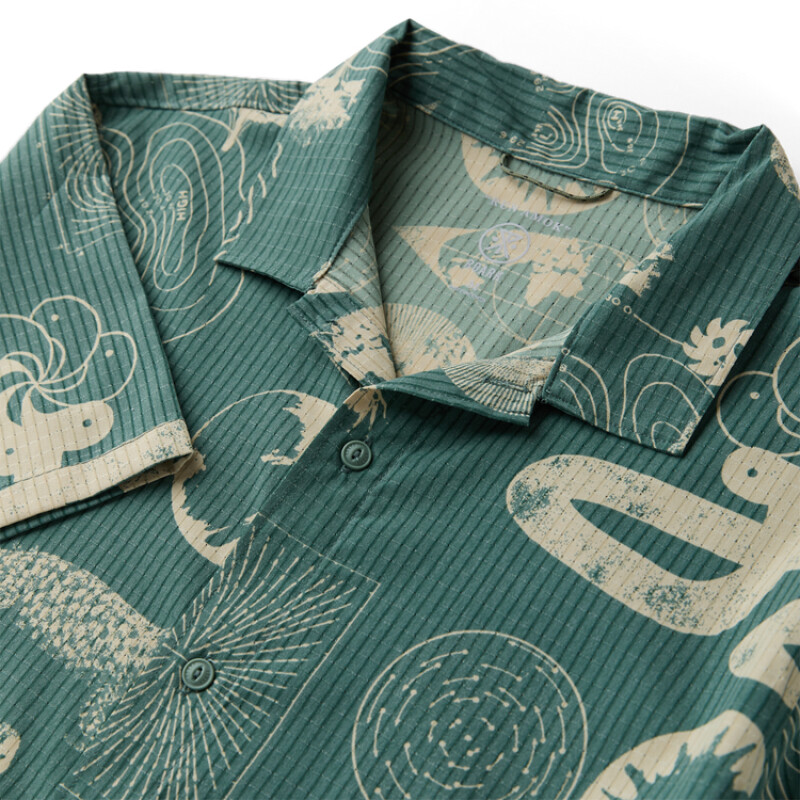 Camisa Roark Bless Up Trail - Verde Camisa Roark Bless Up Trail - Verde