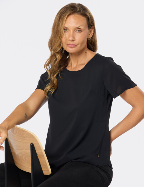BLUSA CLÁSICA Negro