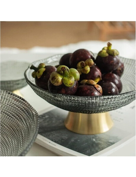 FRUTERO CON PIE D33.5x16CM NEGRO/DORADO FRUTERO CON PIE D33.5x16CM NEGRO/DORADO