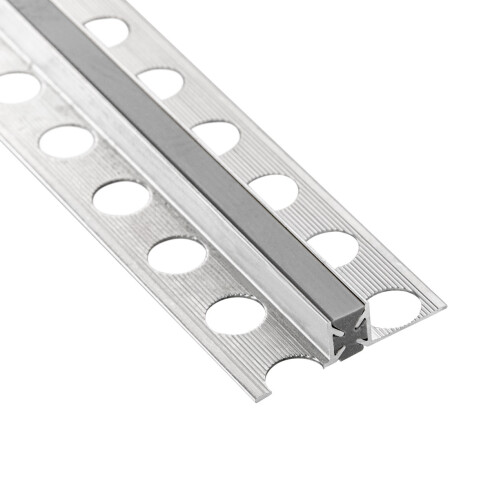 JUNTA DILATACION COLOR GRIS PERFIL ALUMINIO 10X10 2.5 MTS 000